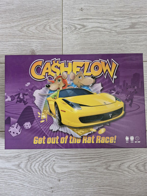 Cashflow Raus aus dem Rattenrennen Brettspiel 100% vollständig Top Zustand