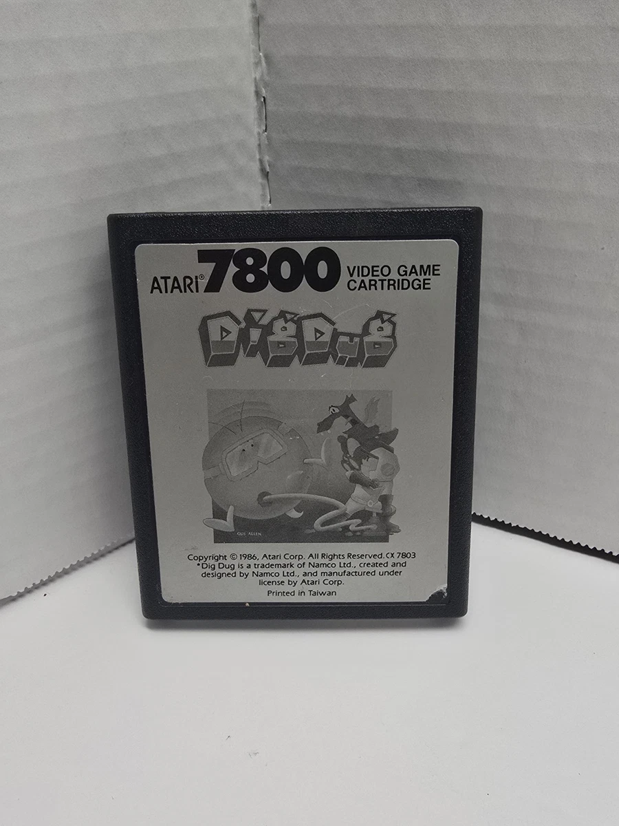 Dig Dug Sur Atari 7800 – Neuf Sous Blister – Jeu Complet – Édition Rare