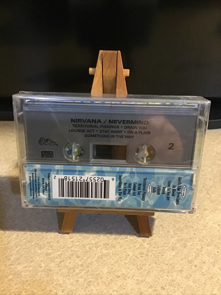 NIRVANA Nevermind Limited Silver SEALED Cassette NEW! - Image 3 of 4