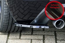 Heckansatz Seitenteile aus ABS passend f&uuml;r Alfa Romeo Giulietta 940 Schwarzglanz