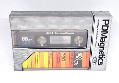 PDM MAGNETIC DUPONT CROLYN C-90 ACQ   Blank Audio Cassette Tape ( Sealed) NEW