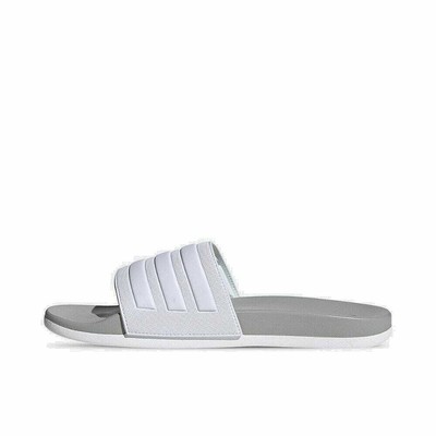 adilette cloudfoam slides grey