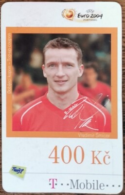 Ladekarte - Euro 2004 Vladimir Smicer -T- Mobile Tschechien ~72