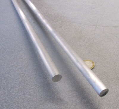6061 Aluminum Rod .500'' (1/2'') Diameter x 3 Foot Length, 2 Pcs, 6 Ft Total