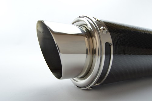 Kawasaki Z750 Exhaust 2007-2014 SP Engineering Carbon Fibre Stubby Moto GP - Picture 12 of 12