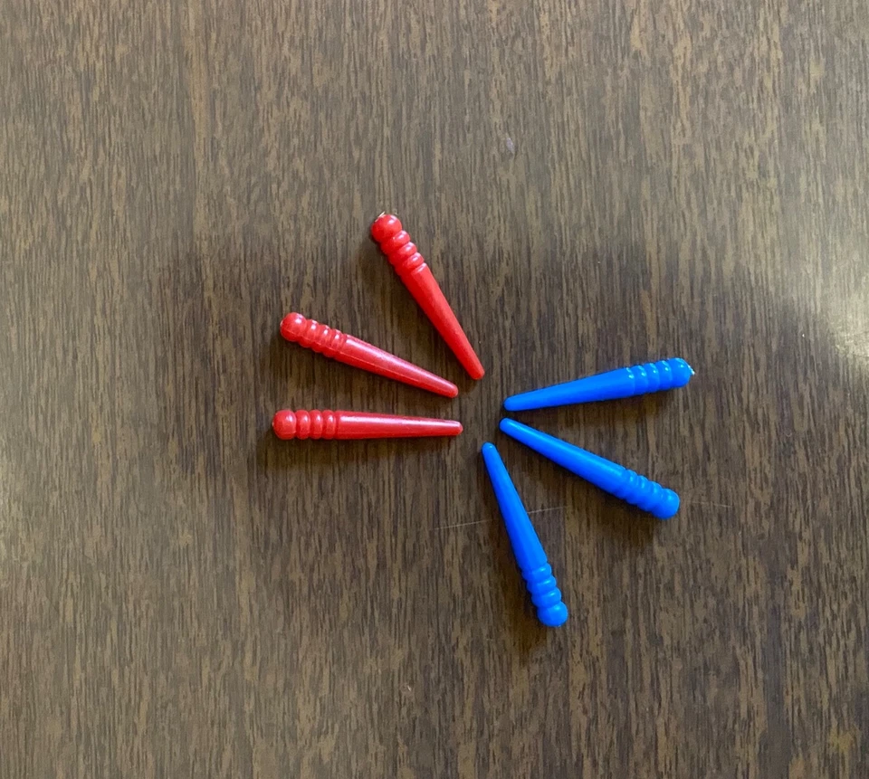 Vintage Cardinal Wood Cribbage Board with 6 Pegs and Box - 2 Player, No 61 - Image 4 of 4