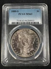 1880 S Morgan Silver Dollar PCGS MS63 Beautiful Luster
