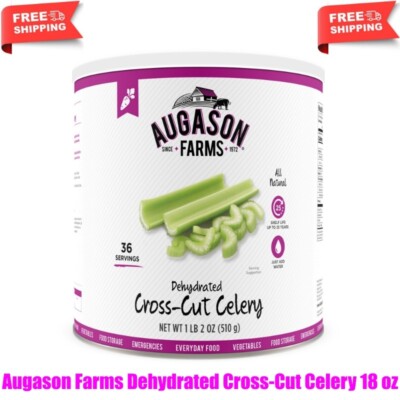 Augason Farms Dehydrated Cross-Cut Celery 18 oz