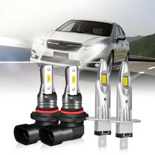 For Nissan Maxima 2002-2003 -4x Led Headlight Highlow Beam Bulbs Combo 9005 H1 For Nissan Maxima 2002-2003 -4x Led Headlight Highlow Beam Bulbs Combo 9005 H1