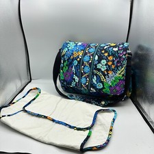 Vera Bradley Floral Midnight Blues Baby Diaper Bag Pad Stains Cleaned