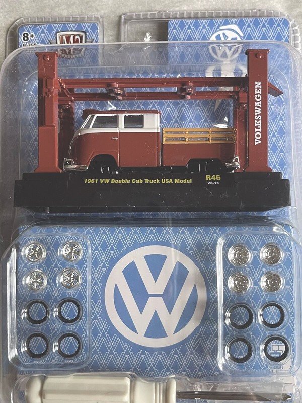 M2 Machines 1961  VW Double Cab Truck  1/64 Limited Ed.Model Volkswagen Kit New