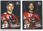 2 Autogramme Handball Michael ALLENDORF DHB Spieler + Andre GOMES Portugal xyz