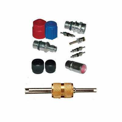 AC System Valve Core and Cap + Schrader Remover Kit fit Buick Century MT2902