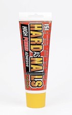 1/3/6x 151 Hard As Nails White Exterior High Strength Adhesive Red Tube 180ml