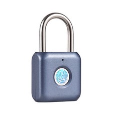 Fingerprint Padlock USB Rechargeable Fingerprint Lock 20 Fingerprints V9O2