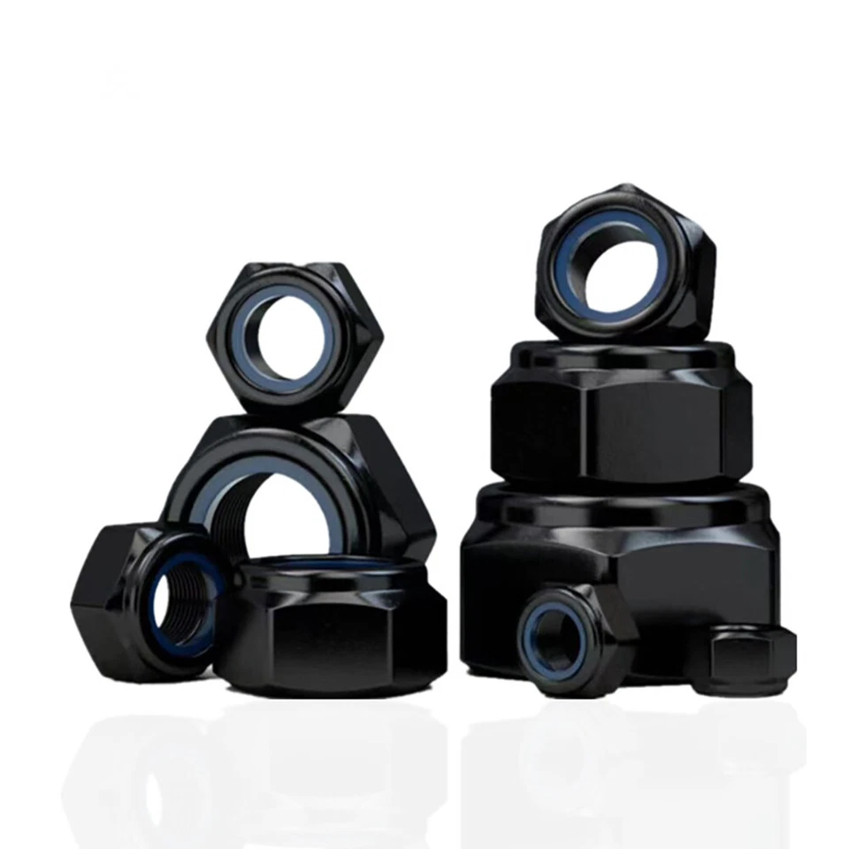 Stopmuttern M2 - M16 Sicherungsmutter Selbstsichernde Muttern DIN 985 Verzinkt - Bild 2 von 4