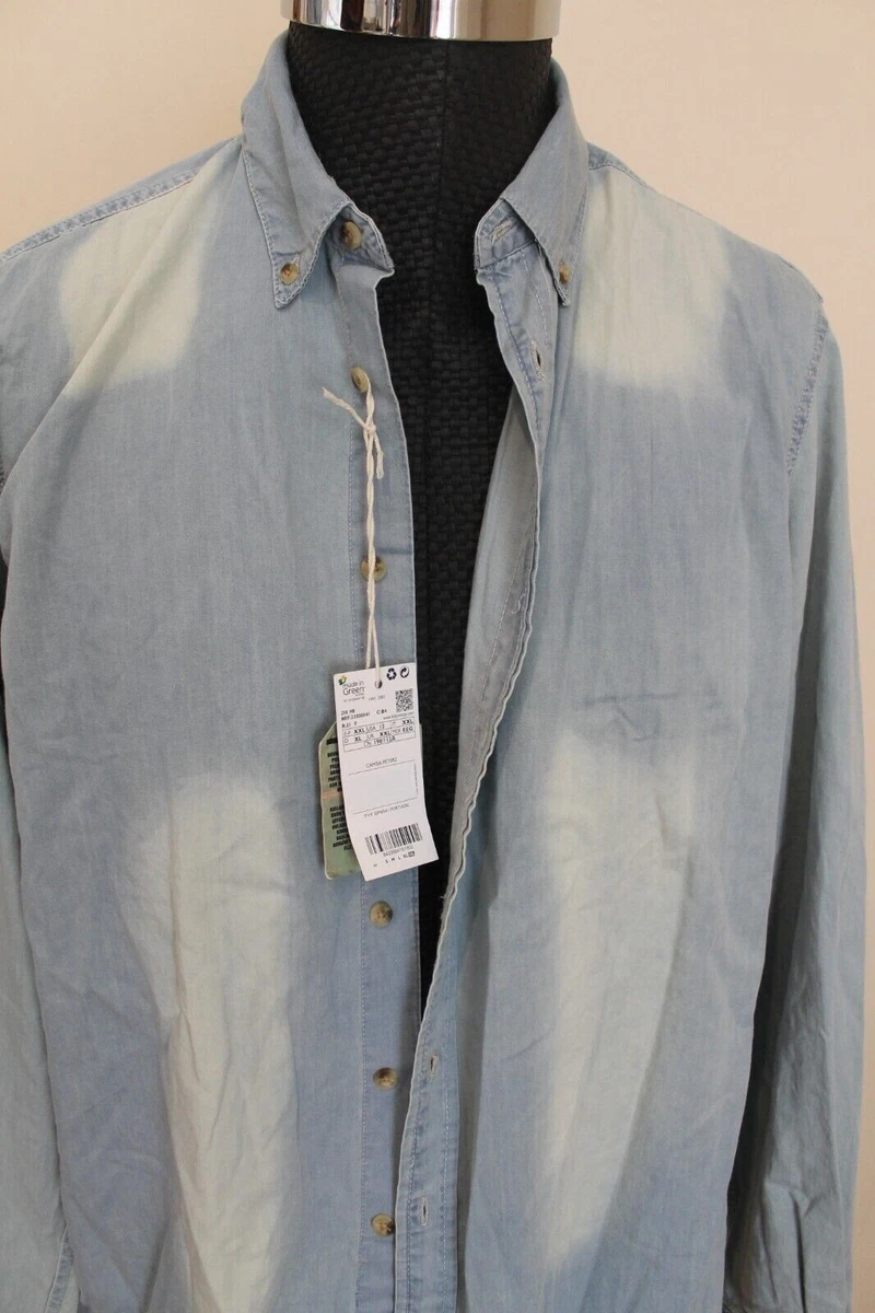 Mango man sales denim shirt