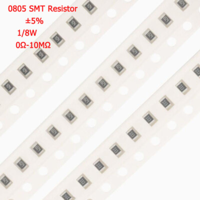 0805 SMD SMT Chip Netzwerk Array Widerstand ±5% Werte des Bereichs 0Ω-10MΩ/Ohm