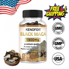 Maca Capsules 1900 Mg - Boost Energy, Improve Endurance - Testosteron Booster