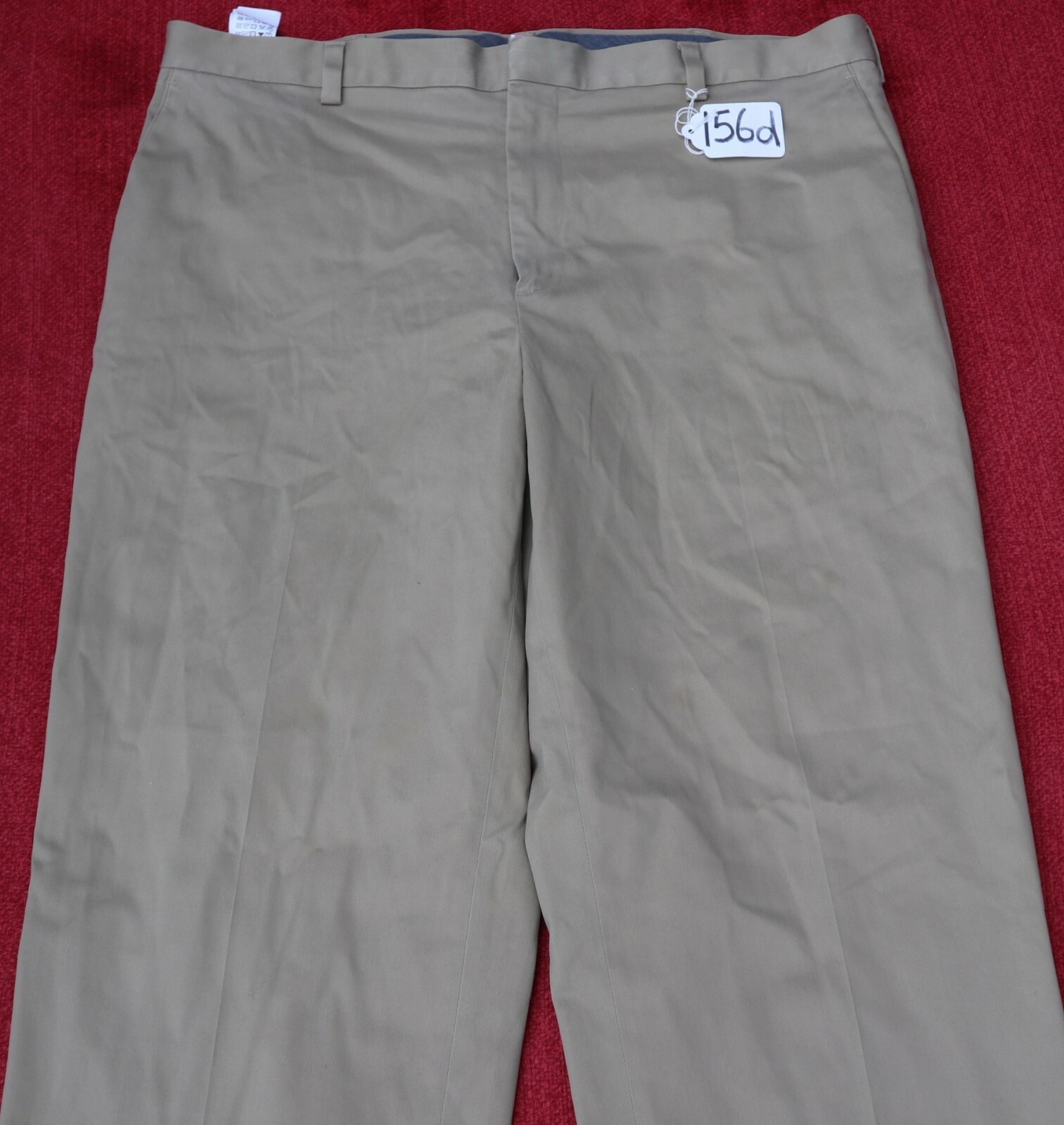 KIRKLAND SIGNATURE FLAT FRONT KHAKI Pants For MEN SIZ… Gem