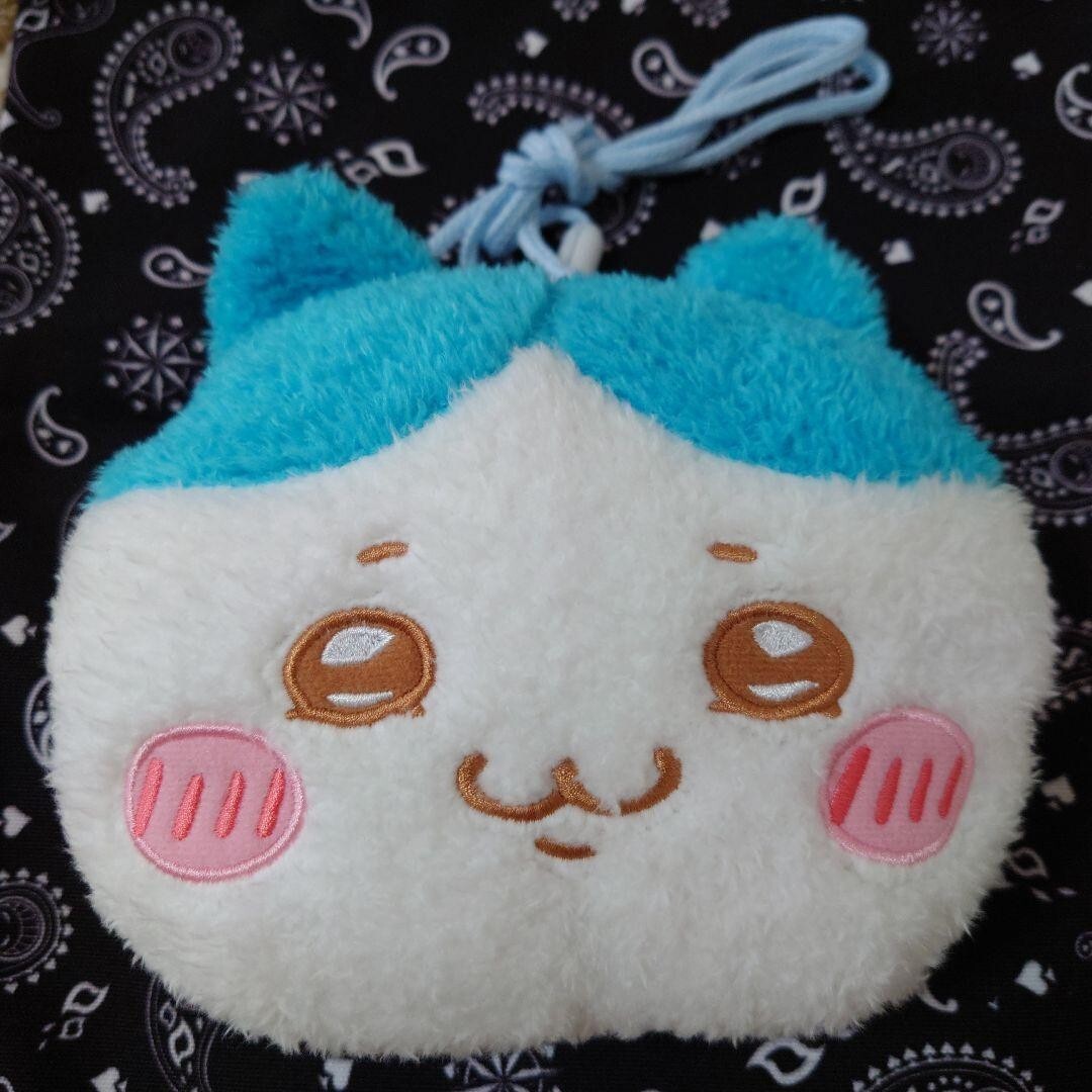 Chiikawa Hachiware Face Plush Mascot Pouch Pochette 2024 Prize