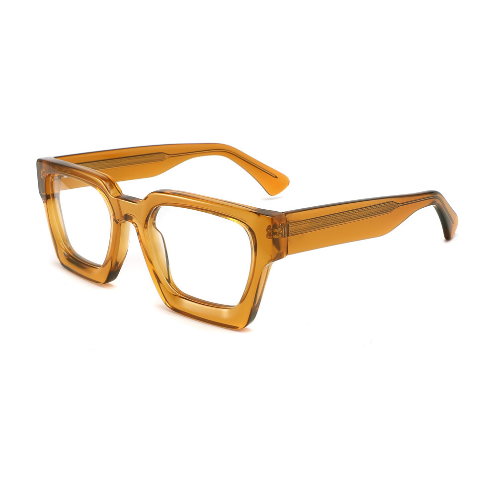 Occhiali Da Lettura In Vetro Trasparente Di Alta Qualità Con Lenti In Vero Vetro In Elegante Cornice In Acetato Di Alta Qualità Disponibile Con Ingrandimento Da 0,25 A 3,00 - Foto 13