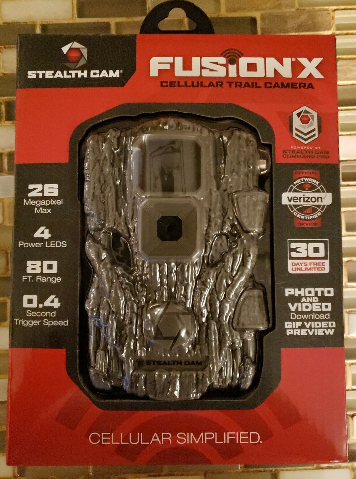 Stealth Cam Fusion X Cellular Trail Verizon STC-FVRZWX Fort Worth Mall San Francisco Mall NE Camera