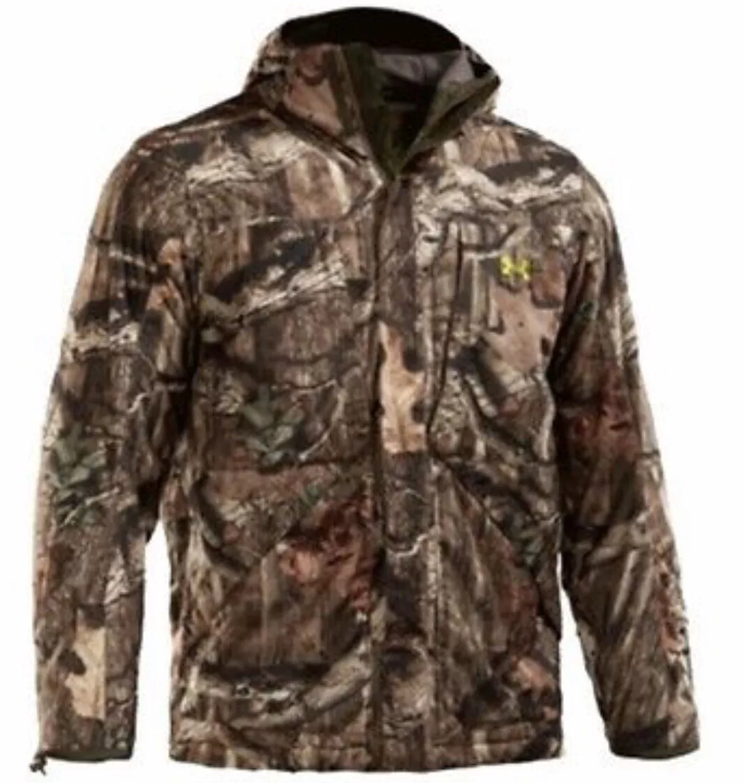 Under Armour Infrared Gunpowder Mossy Oak Hunting Jacket L