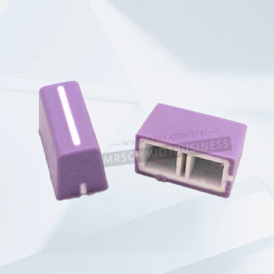 4pcs Fader Knob Cap For Pioneer DDJ-SX SZ Rane 61 62 64 68 Denon Numark (Purple)