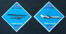 MEXICO - Satz 50 Jahre Fluggesellschaft "Mexicana"  1974  (Mi.Nr. 1425 - 1426)**