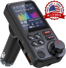 Transmisor De Audio FM Para Auto Bluetooth 3.0 USB Receptor Radio For Carro NEW.