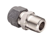 1/2" Tube x 1" MNPT 316ss Male Connector Parker CPI 8-16 FBZ-SS