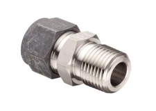 1/2" Tube x 1" MNPT 316ss Male Connector Parker CPI 8-16 FBZ-SS