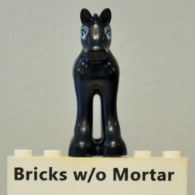 New Genuine LEGO Black Horse Foal Friends 41123 41151