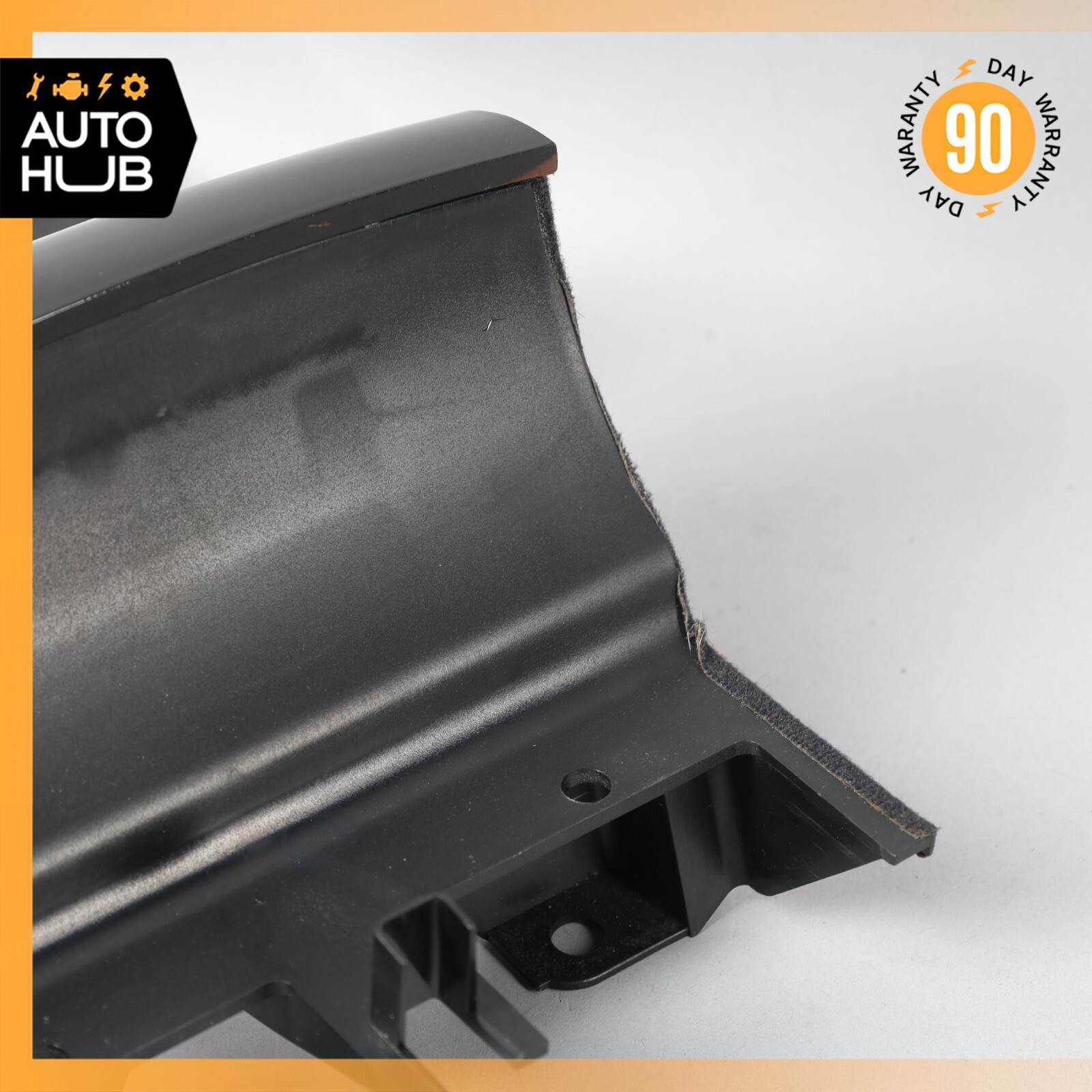 03-17 Bentley Continental GT Rear Center Console A/C Air Vent Trim Black OEM