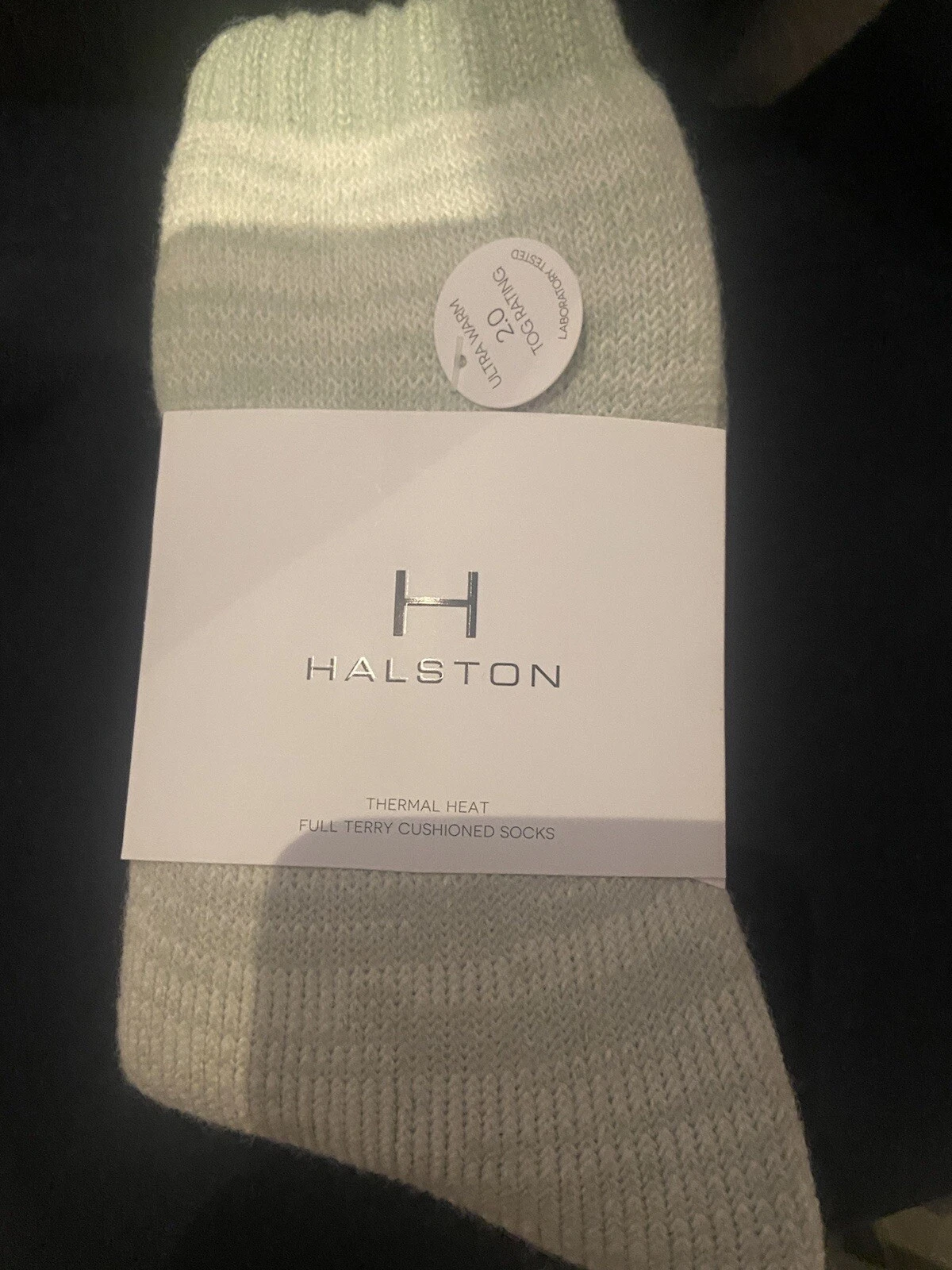 Halston Socks Thermal Heat Fleece Lined•Full Terry Cushioned Size 8-11