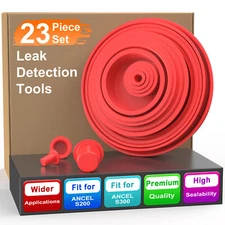 ANCEL Automotive Cap Plugs Kit Set Suitable for Smoke Machine Leak Detector