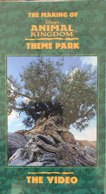 Making of Disney's Animal Kingdom Theme Park VHS 1998 Walt Disney World