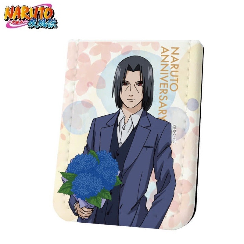 A3 Naruto Shippuden Itachi Flower Leather Sticky Notes Memo Pad 14 Sheets New-image