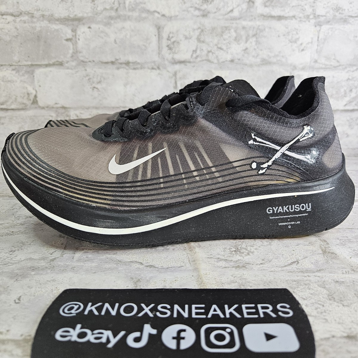 Nike Zoom Fly SP X Gyakusou Undercover Black Sail AR4349-001 Nike Zoom Fly SP X Gyakusou Undercover Black Sail AR4349-001