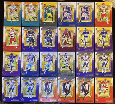 2020 Panini Chronicles Gridiron Kings Rookie Lot (Pink & Teal Foils) Tua, Love
