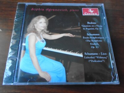 BRAHMS: VARIATIONS ON A THEME BY PAGANINI, OP. 35; / SCHUMANN - New Sealed CD