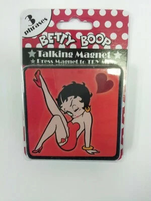 Betty Boop Fridge Magnet Collectable Retro Style Novelty Gift with Voice Sounds