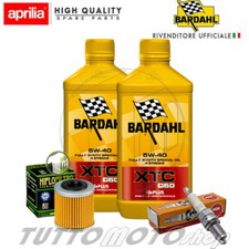 Tagliando APRILIA RS 125 Replica 4T 2017-2022 / Kit Olio Bardahl Filtro Candela