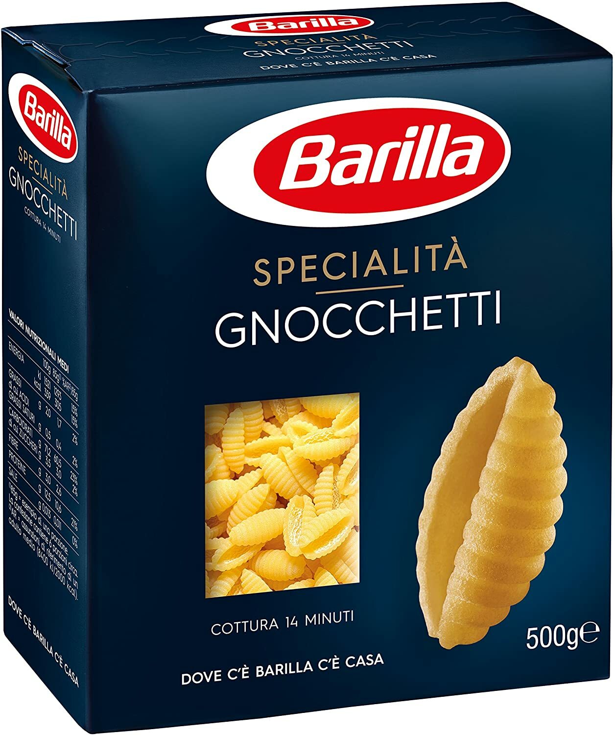 4XBARILLA DIE SPEZIALITÄTEN GNOCCHETTI SARDI ITALIENISCHE HARTWEIZENPASTA 4x500g
