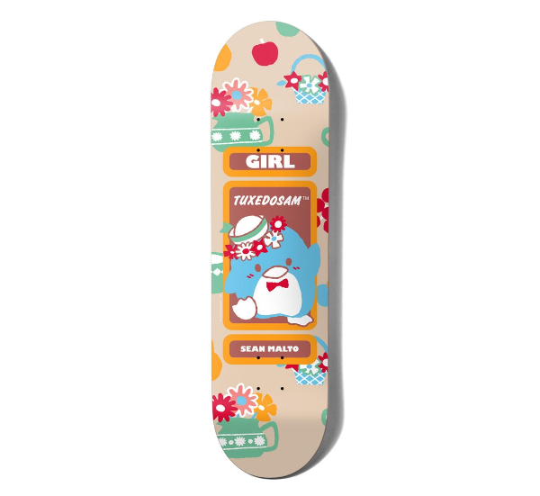 Girl x Sanrio Hello Kitty Sean Malto TuxedoSam 8.5 Skateboard Deck eBay