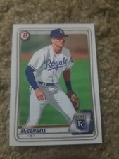BRADY McCONNELL 2020 BOWMAN CHROME DRAFT BD-108 ROYALS (PROSPECT BASE)