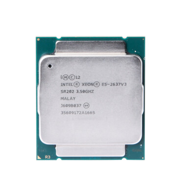 Intel Xeon E5-2637v3 Quad Core CPU 4x 3.50 GHz 15 MB Cache Socket 2011-3 - SR202