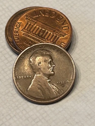 1909-S Lincoln cent penny fine-very fine condition BETTER date.