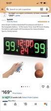 Spolehli Cordless LED Digital Basketball Scoreboard with Remote Control